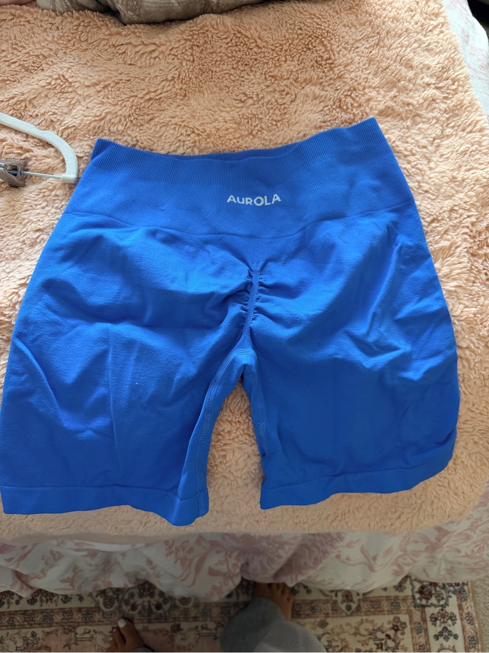 Aurora Blue High-Rise Bike Shorts